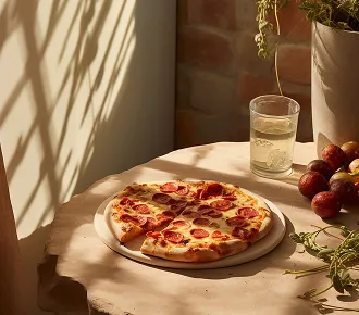 Fresh ingredients prepared for service